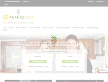 Tablet Screenshot of ananazclub.com